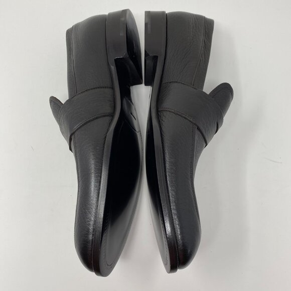 NEW ermenegildo zegna leather slip on loafer shoes - Picture 3 of 8